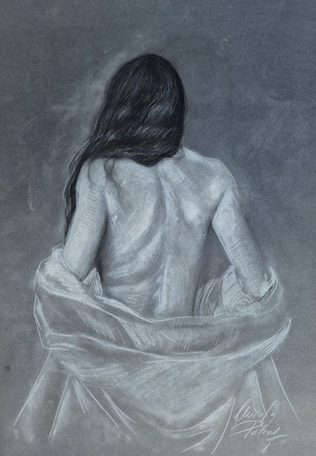Drawing 1, painting by Mirela Patras