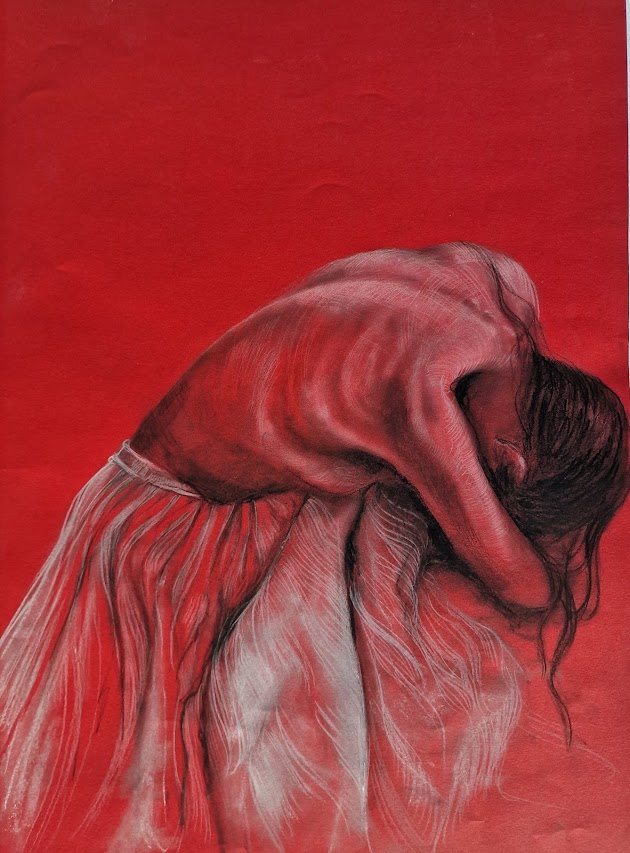 Drawing 3, painting by Mirela Patras